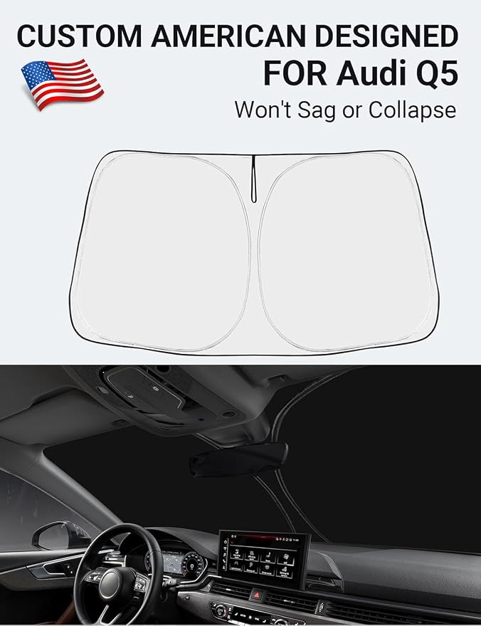 Proadsy 2026 Upgrade Front Windshield Sun Shade Foldable Sunshade Protector - Image 2