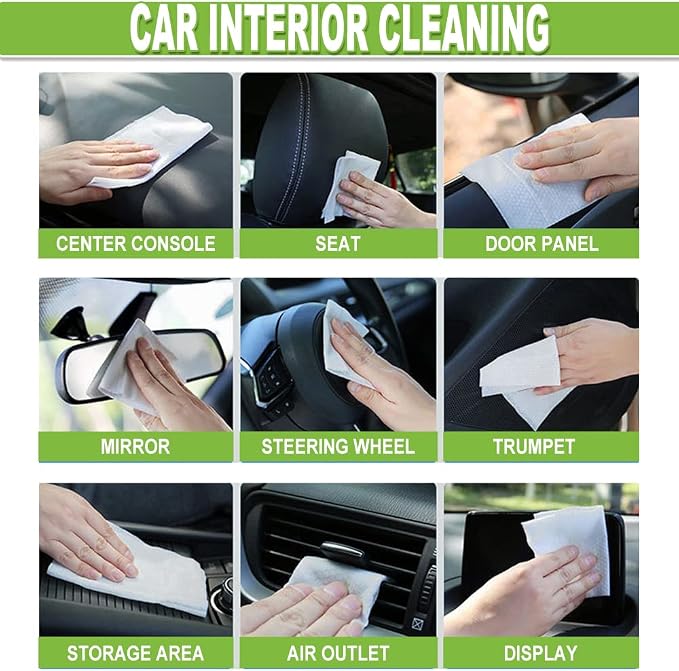 Air Jungles All Purpose Car and Home Cleaning Wipes, Electronic Wipes, 3in1 - Image 4