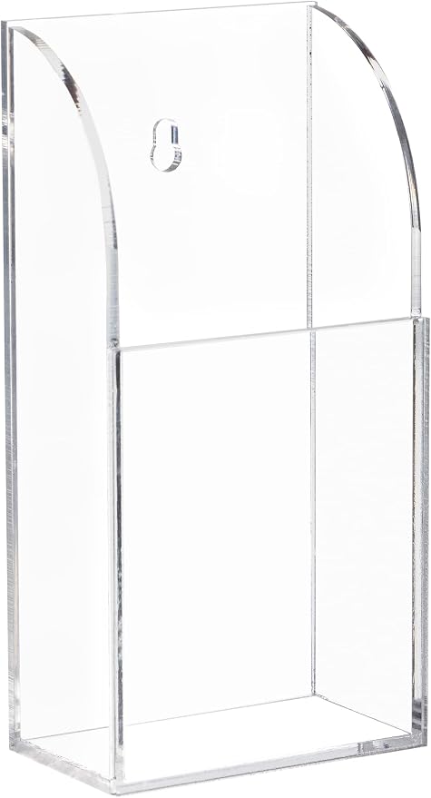 HBlife Acrylic Remote Holder Organizer, Media Organizer Storage Box 1 - Image 7