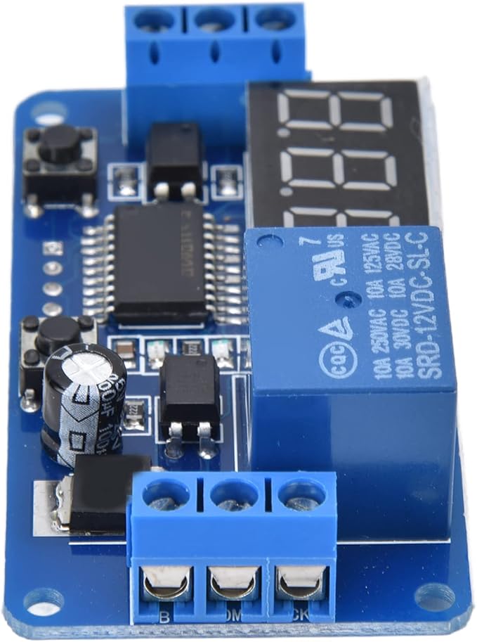 FTVOGUE 12V Time Control Switch, PCB Material, MCU Control Timer Relay Module - Image 5