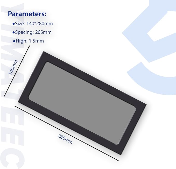 Dust Filter PC 280mmx140mm for Computer Cooler/PSU/Routers Nylon 80 Mesh - Image 6