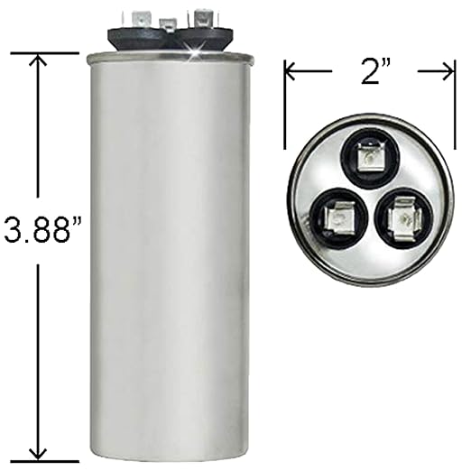 ClimaTek 35+5 MFD uf 370 or 440 Volt Dual Run Capacitor CAP99-3554R | Replaces - Image 6