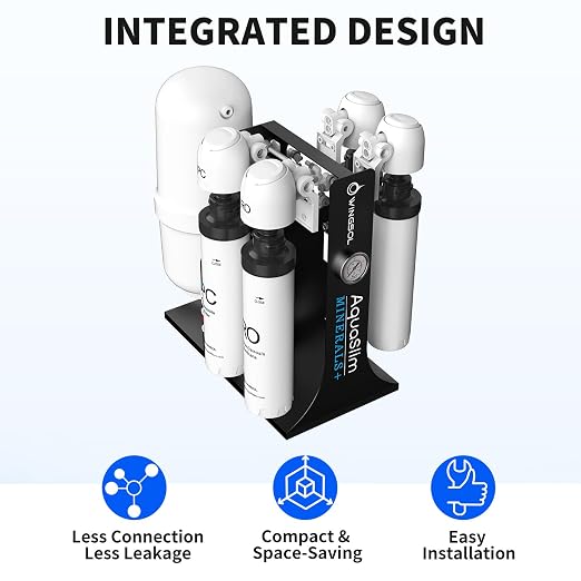 WINGSOL Integrated Reverse Osmosis Water Filter, NSF/ANSI 42&53&58, 10-Stage - Image 3