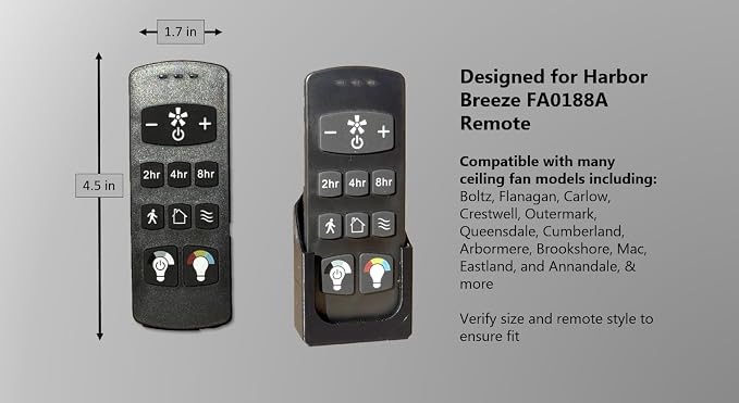 Fan Remote Holder Wall Mount Replacement - Image 3