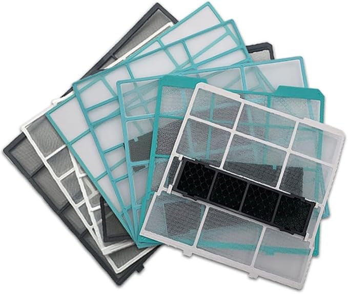 2Pcs Air Conditioner Filter Replacement, Wall Mounted Indoor Unit Dust Cover - Image 5