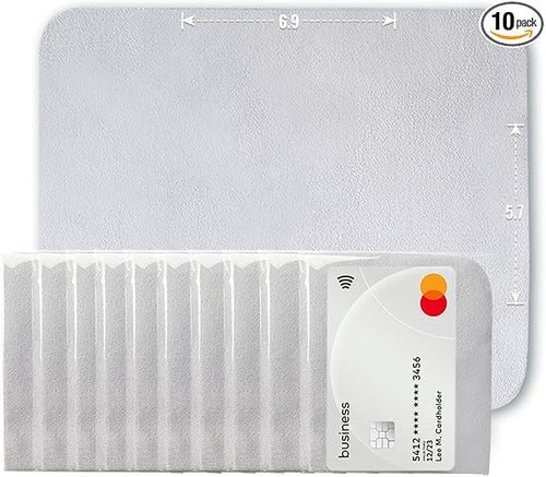 10 Pack Microfiber Chamois Cleaning Cloths, Safety &Scratch-Free Lens Cleaning by Unknown