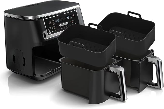 2Pcs Air Fryer Silicone Liners Rectangular by MMHOfficial