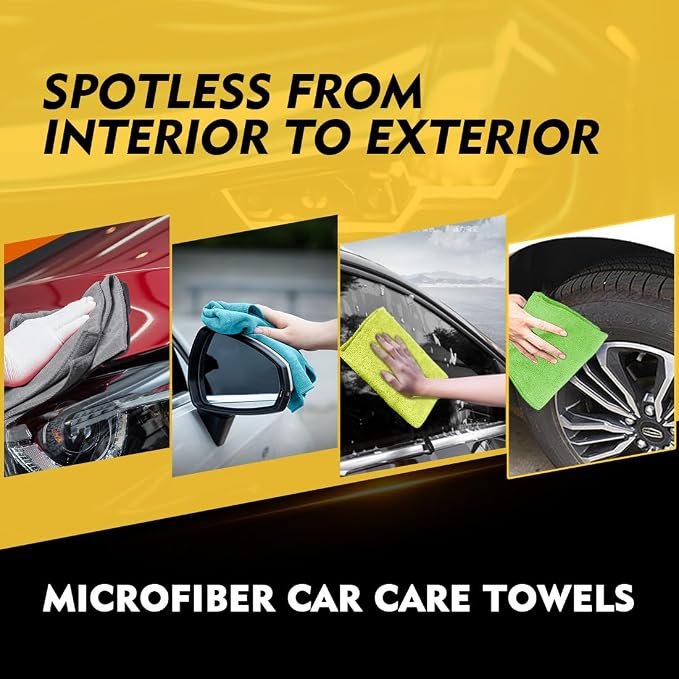 HOMEXCEL Microfiber Cleaning Cloth 150 Pack, 12.5 x 12.5 inch Microfiber Towels - Image 5