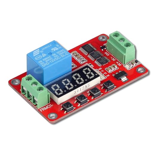UCTRONICS DC 12V Programmable Multifunction Time Delay Relay Module, On Delay by UCTRONICS