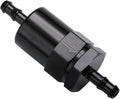 5/16" Billet Inline Fuel Filter 30 Micron Aluminum Black by Podavelle
