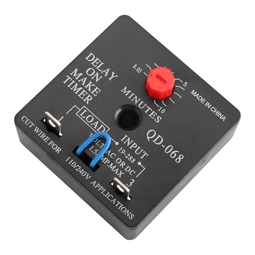 BAOMAIN Delay ON Make Timer QD-068 10 Minutes Adjustable 110/240 VAC time delay - Image 5