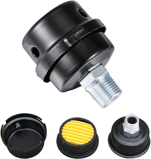 1/2" Thread Male Thread Diameter 20mm Air Compressor Silencer Filter, Thread by ZHONGAN