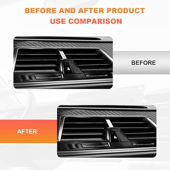 Sun Walker 2 PCS Blind Cleaner Duster Tool, 7-Finger Auto Dusting Cleaner Brush - Image 5