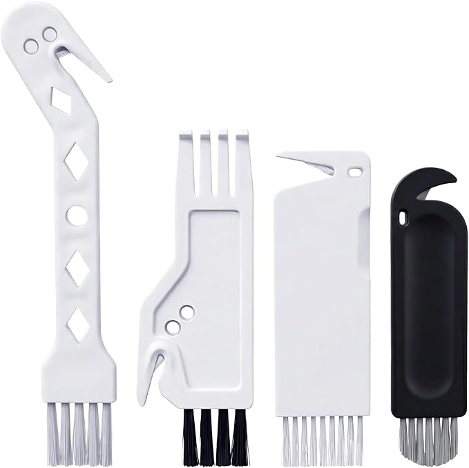 4 PCS Handheld Vacuum Cleaner Brush, 4 Styles Universal Dusting Brush, 2 in 1 by Unknown