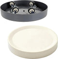 12.4" Plant Caddy with Hidden Wheels, Easy Move Pots Trolley by KangTeer
