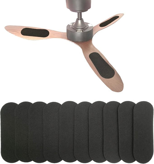 10 Pack Ceiling Fan Filters, Activated Coconut Charcoal Fan Blade Air Purifier by Cizenal