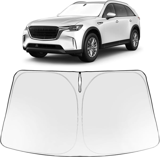 Proadsy 2026 Upgrade Windshield Sun Shade Custom Fit Mazda CX-90 2024 2025 2026 by Proadsy