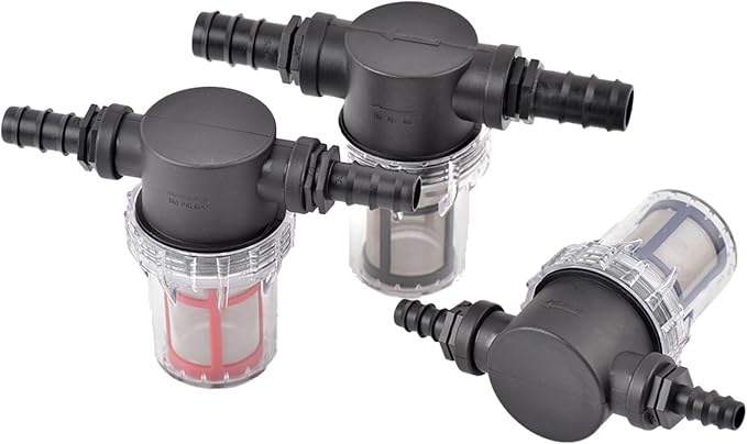 Garden Home 40-200 Mesh Large Flow Visible Filter Connector to Barb 16mm 20mm by Unknown