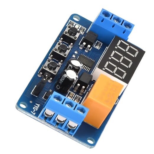 Adjustable Cycle Timer Relay Module 3V-7V DC Time Delay Switch - Image 2