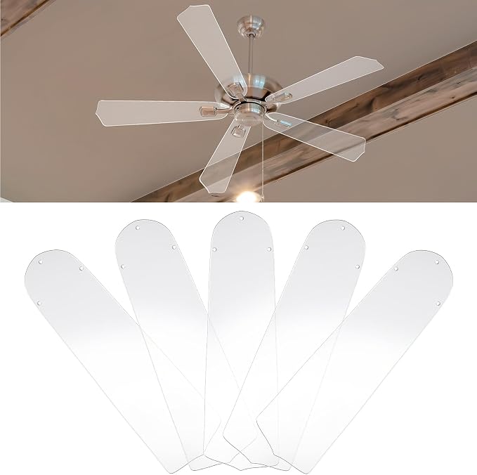 CroBlissful 5 Pcs 16-1/2'' Ceiling Fan Blades by CroBlissful