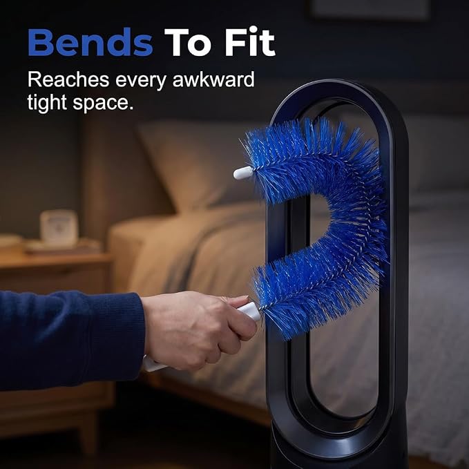 Bendable Microfiber Head, 2026 New Plastic Fan Cleaner Brush, Fan Cleaning - Image 5