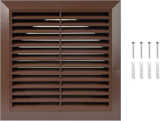 6 Inch Fit Brown Plastic Vent Cover by HVACOV