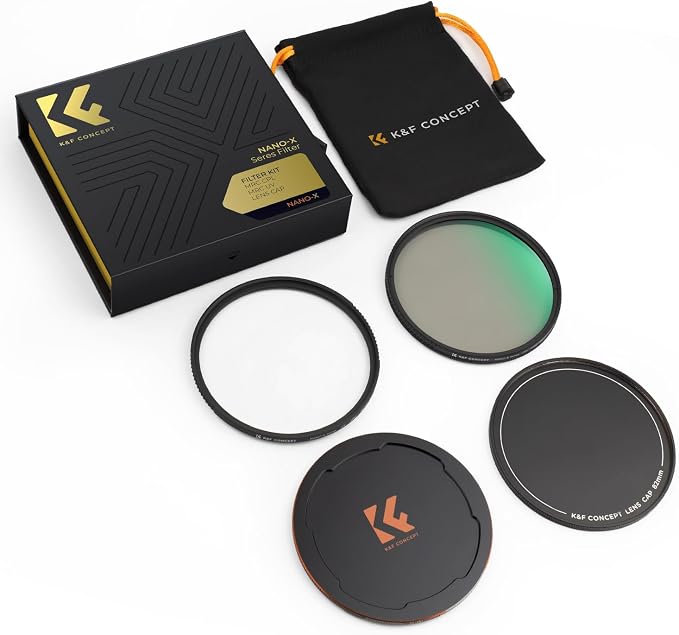 K&F CONCEPT 49mm Circular Polarizers Filter & MC UV Protection Filter Kit - Image 7
