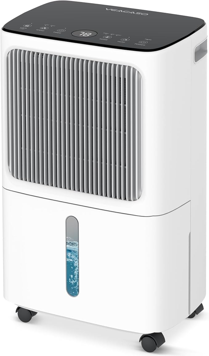 VEAGASO 34 Pint/D Dehumidifier for Basement by VEAGASO