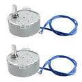 Fielect 2Pcs Synchronous Motor AC 110V 15-18RPM Turntable Motor CW Direction 4W by Fielect
