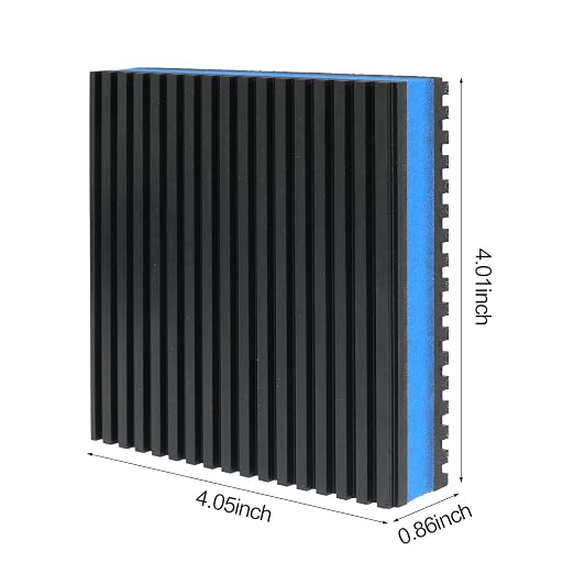 4''x 4''x 7/8'' Anti Vibration Pad, Rubber EVA Sound Isolation Vibrating Mat - Image 3