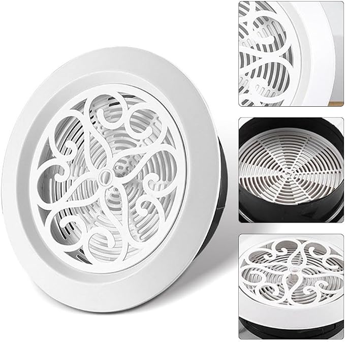 Round Air Vent Cover, Adjustable HVAC Grille, High-Quality ABS Material - Image 5