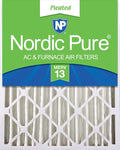 Nordic Pure 16x20x4 Pleated MERV 13 Air Filter 1 Pack by NordicPure