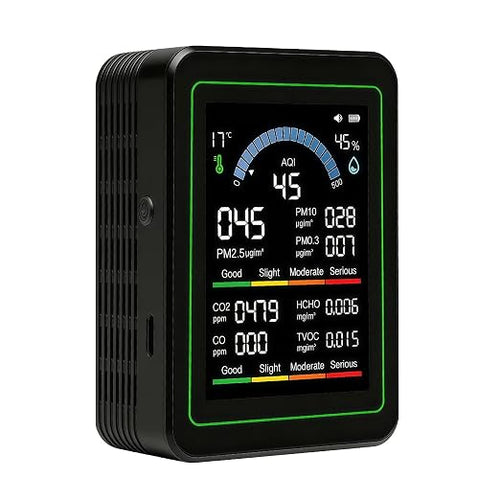 10 in 1 Indoor Air Quality Monitor, Portable Smartair air Quality Tester by Unknown