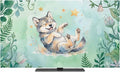 Cartoon Cute Wolf Stars Indoor TV Cover, Elastic TV Screen Protector Forest by Unknown