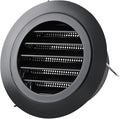 High-Efficiency Fresh Air System Accessories, 75mm Round Black and White ABS by Unknown