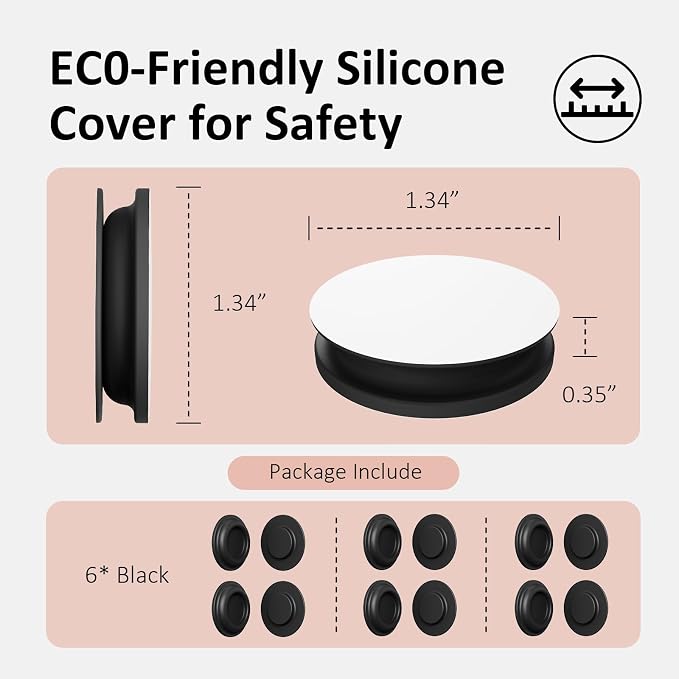 Remote Control Holder Magnetic Wall Mount Self-Adhesive, 6 Pack Upgraded - Image 3