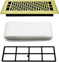 4x10 Inch Heavy Duty Walkable Steel Floor Register by JATOHOME
