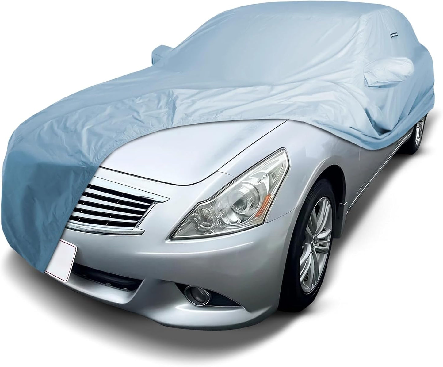 iCarCover Custom Car Cover for 2008-2013 Infiniti G37 Coupe & Convertible, Waterproof All-Weather Rain Snow UV Sun Protector Full Exterior Weatherproof Indoor Outdoor Car Cover with Strap