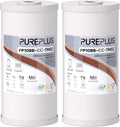 PUREPLUS 10" x 4.5" Whole House Iron Reducing Sediment Filter Compound by PUREPLUS