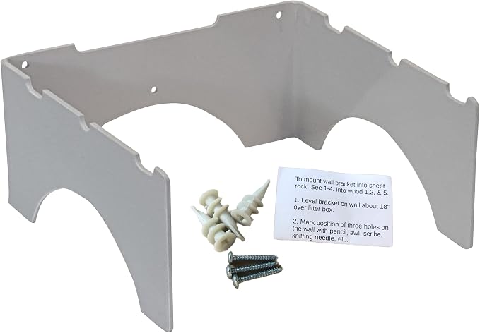 Wall & Table Top Bracket for Purrified Air Litter Box Air Purifier by PURIFIEDAIRADVANCEDCATODORELIMINATION