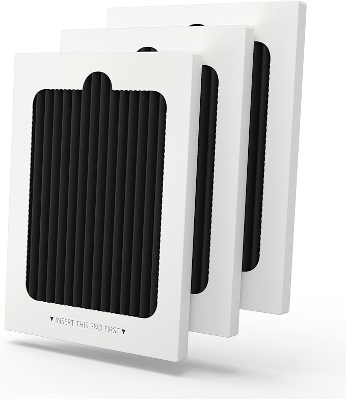 3 Pack Upgrade Refrigerator Air Filter Replacement Compatible by FinestHomeDecor