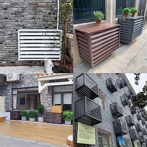 Aluminum Air Conditioner Cover, Privacy Fence Screen, Outdoor Condenser - Image 2