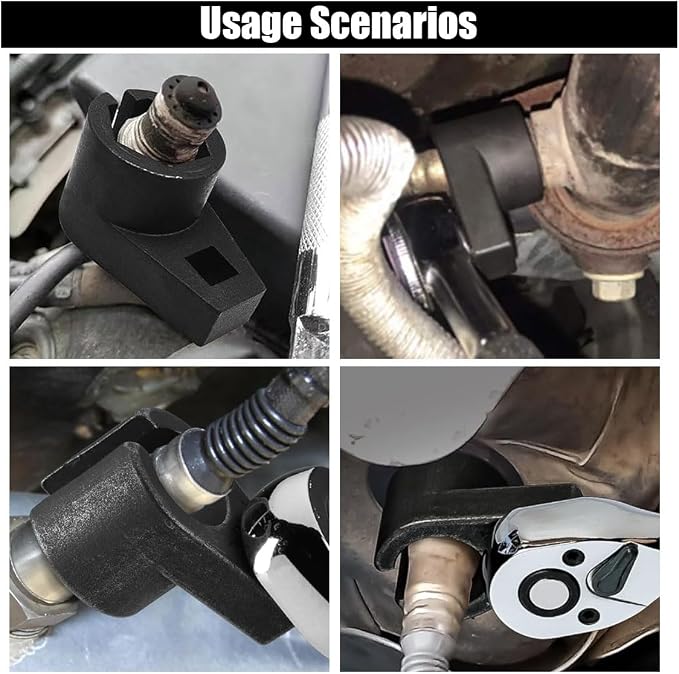 GLSOWEE Car Offset Oxygen Sensor Socket, 3/8-Inch Drive, Side Wire Gate - Image 5
