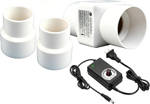 1-1/2 inch 40 mm Inline Duct Fan, 6W 22 CFM Ventilation System High Efficiency by ACEDUROBLA