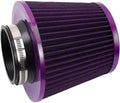 3-inch Cold Air Intake Filter 76mm, High Performance Clamp-On Engine Intake Air by MUGERACING