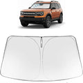 Proadsy Windshield Sun Shade Custom Fit Ford Bronco Sport 2021-2026 Foldable by Proadsy