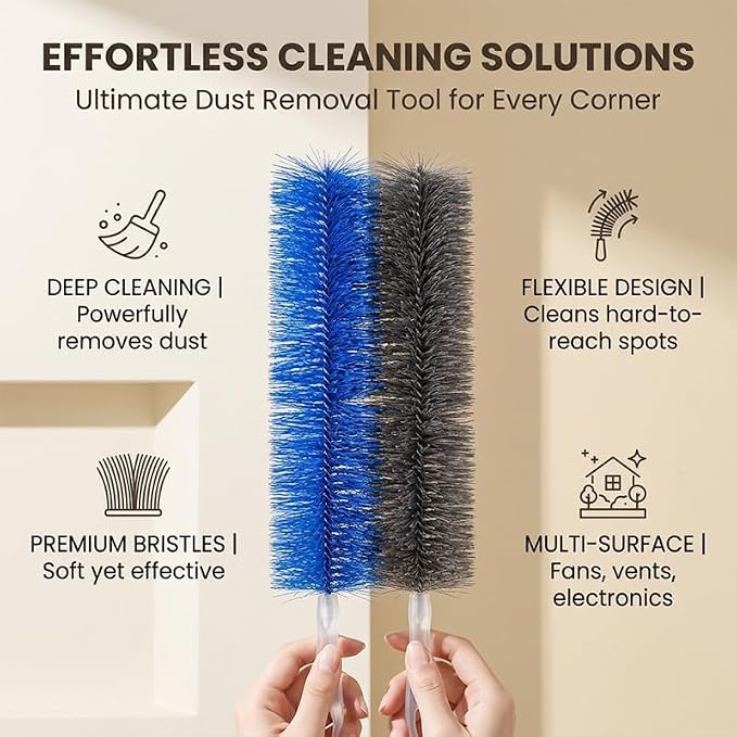 Bendable Fan Cleaning Brush - Image 2