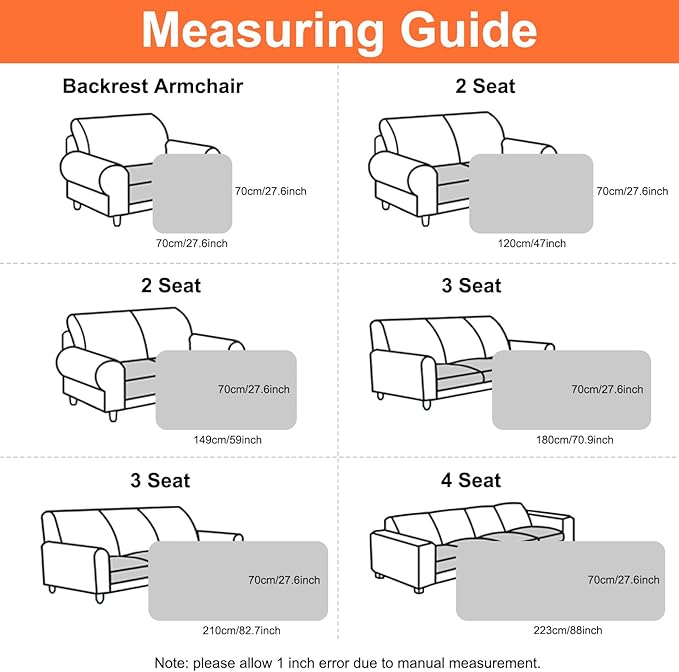 Smiry Couch Cover for Dogs Washable, Non Slip Fuzzy Pet Couch Covers for 3 Cushion Sofa Pet Friendly, Thick Soft Sofa Slipcovers Cushion Protector (Grey, 27.6" x 70.9")
