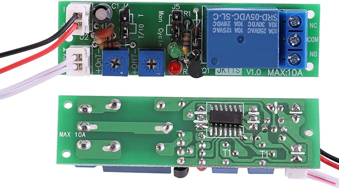 1pc DC 5V Adjustable Cycle Times Switch Module Delay On/Off Timer Delay Switch - Image 6