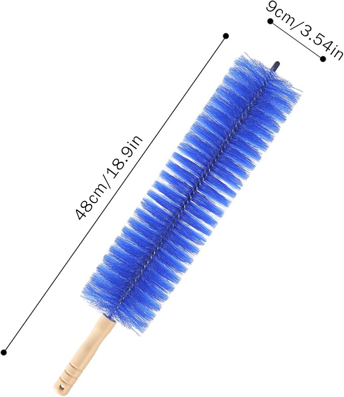 Bendable Microfiber Head, Reusable Dust Remover, Fan Brush Cleaner Washable - Image 3